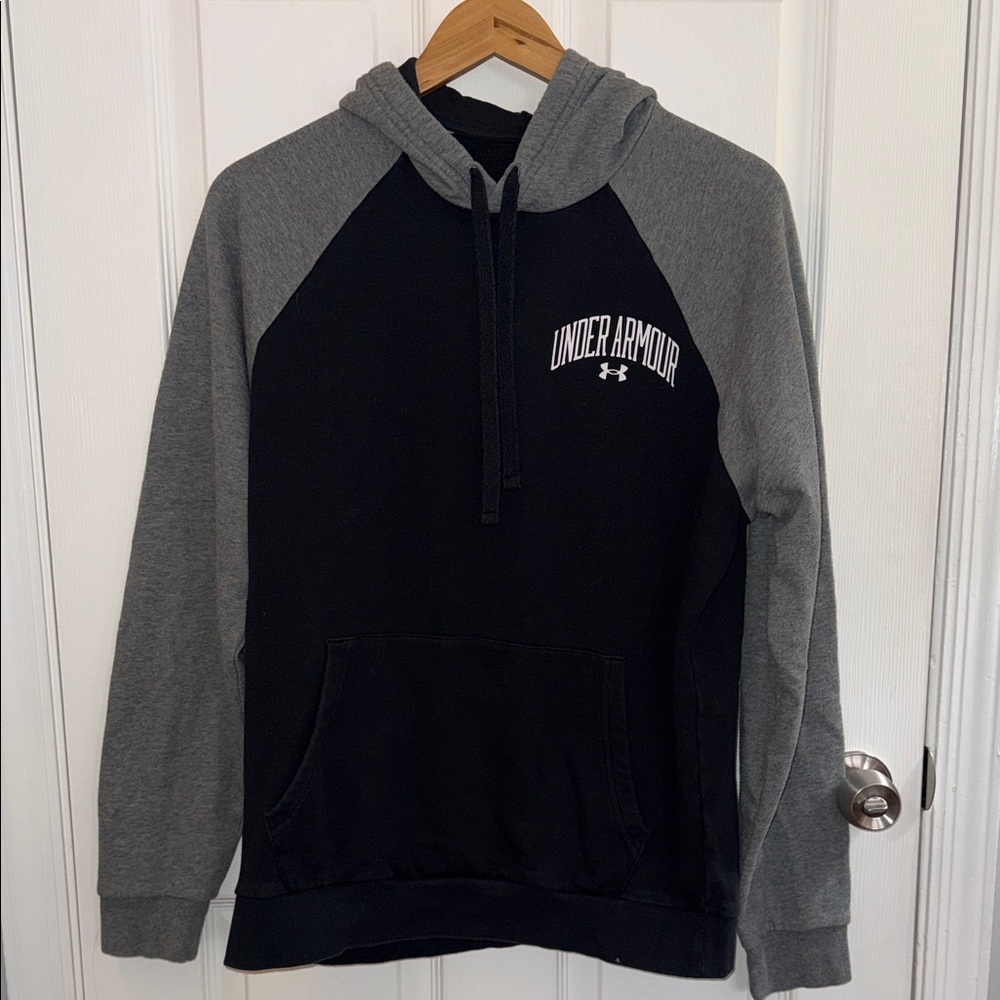 Under Armour Men's Two-Tone Hoodie - Black and Gray and Camo, lot of 2